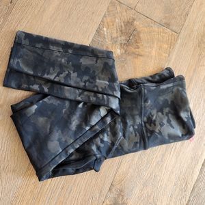 Spanx Faux Leather Camo Leggings